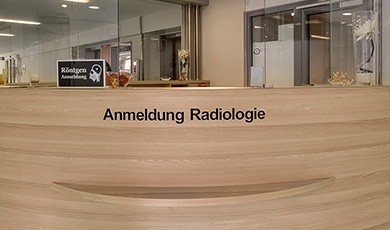 Klinikum Wolfsburg, Tresenanlage / Empfang